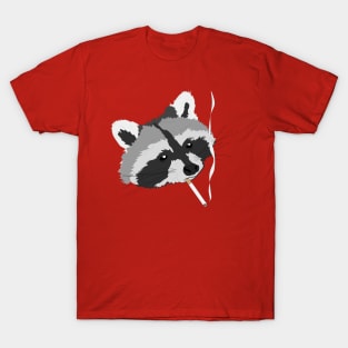 Raccoon Smoking T-Shirt